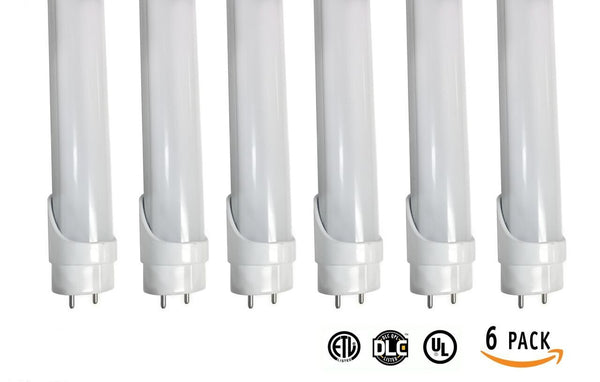 HISUN LED T8 4ft 18W One Side Powered  Works Without Ballast