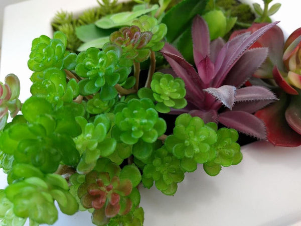 3D Wall Hanging Decoration Artificial Flowers Plants Pot Plastic Planter