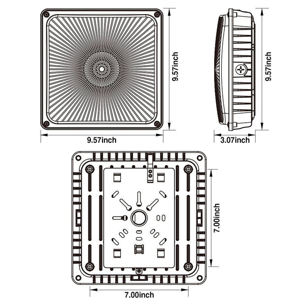 Canopy Light Slim 70W 5000K Daylight