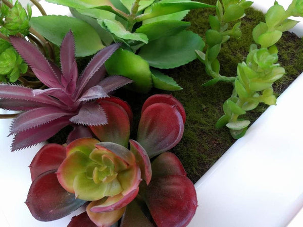 3D Wall Hanging Decoration Artificial Flowers Plants Pot Plastic Planter