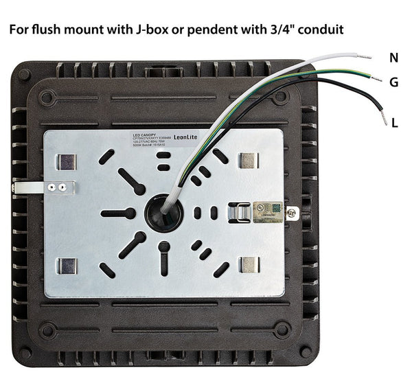 Canopy Light Slim 70W 5000K Daylight