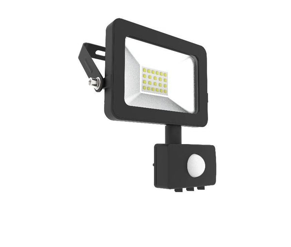 Flood Light 10W  with PIR Motion Sensor, 6000K, 1100 Lumens