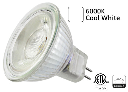 Led Gu5.3 Cold White 6000k Mr16 Led Bulb