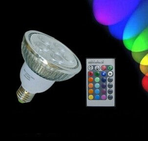 HISUN LED PAR38 14 Watt RGB Remote Control Light Color Changing Bulb