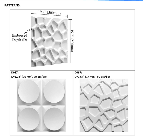 3D PVC Tile